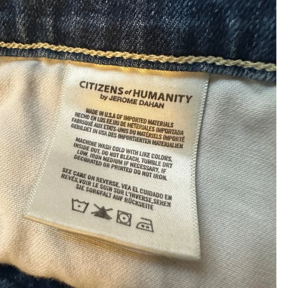 Citizens of Humanity Drew Flounce‎ High Rise Crop Flare Jeans - Size 28